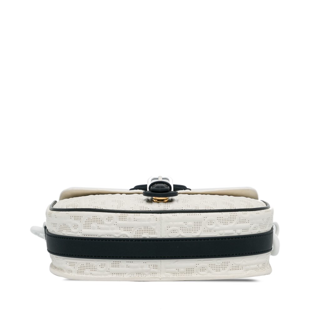 Dior Medium Perforated Calfskin Oblique Bobby Flap - 4