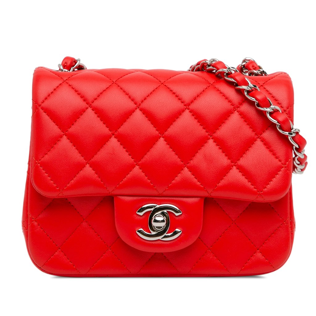 Chanel Mini Square Classic Lambskin Single Flap