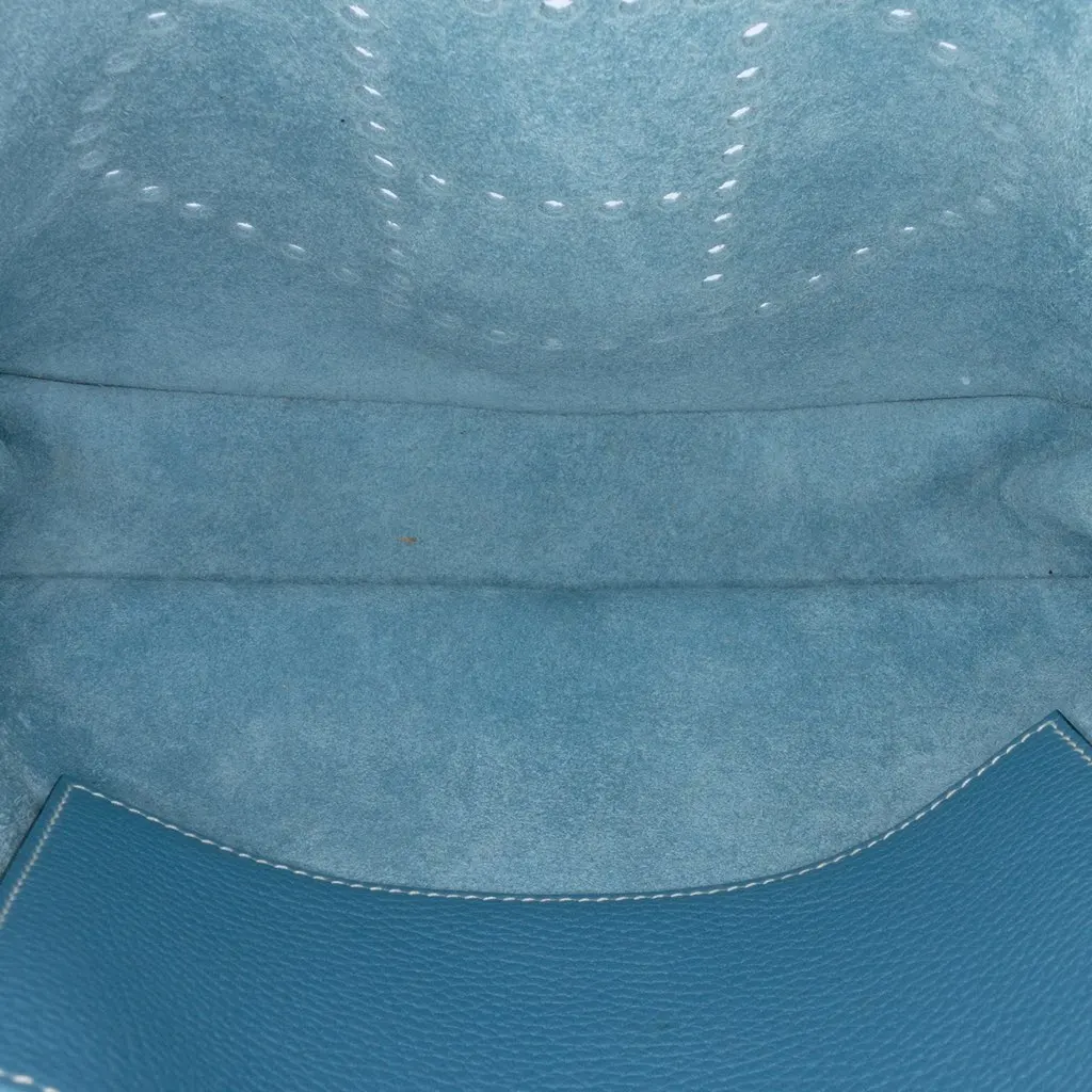 Hermès Clemence Evelyne I 29 Blue Leather Very good - Model View