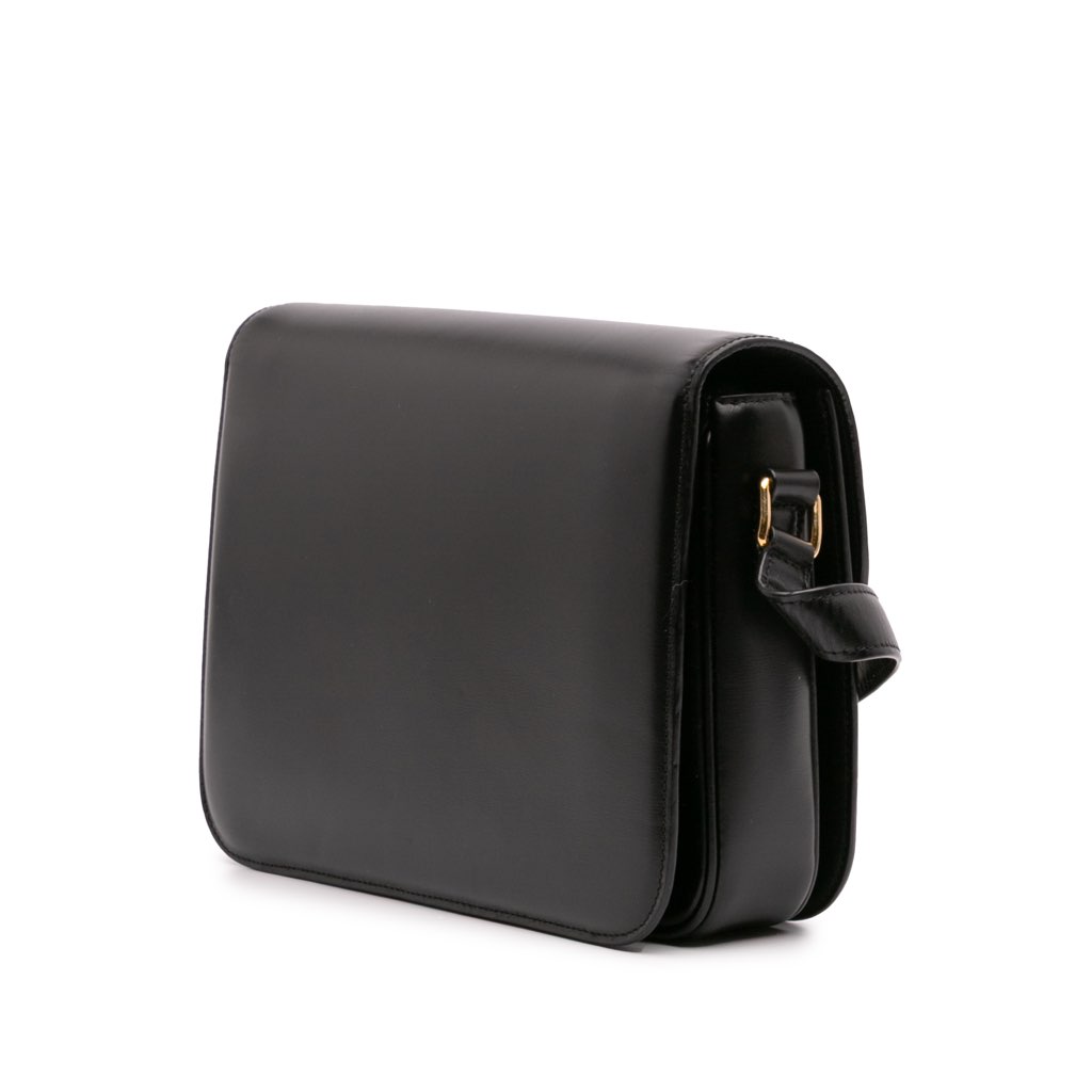 Celine Large Shiny Calfskin Triomphe Crossbody - 2