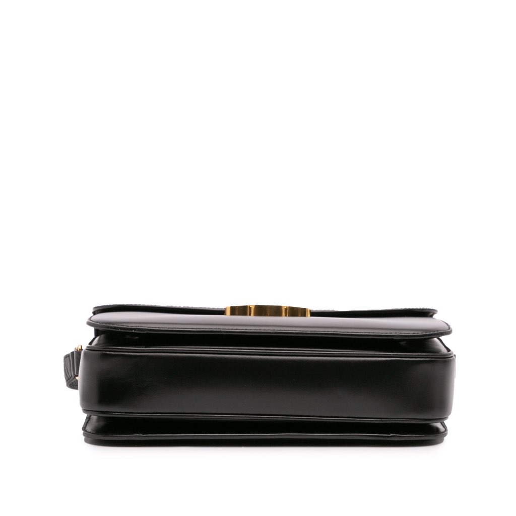 Celine Large Shiny Calfskin Triomphe Crossbody - 3