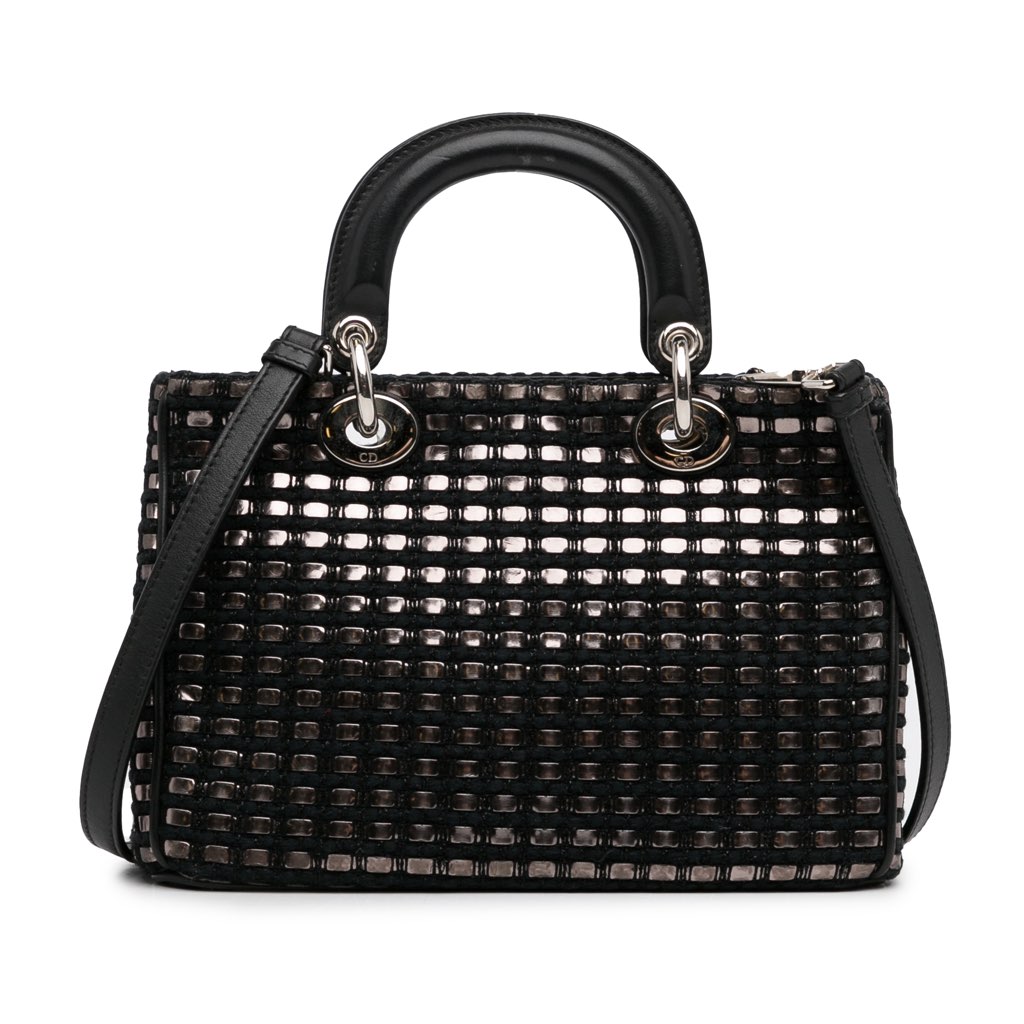 Dior Small Metallic Tweed Lady Dior - 4