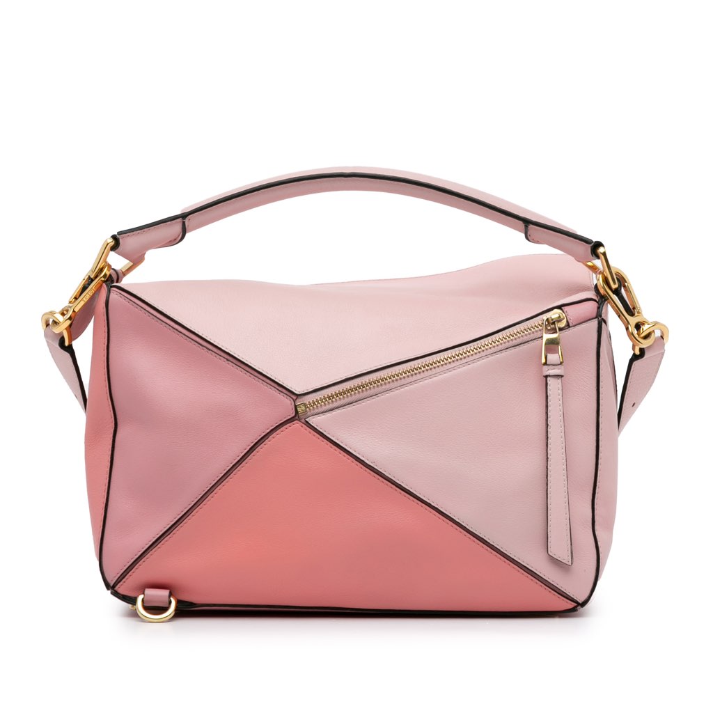 Loewe Small Calfskin Puzzle Satchel - 3