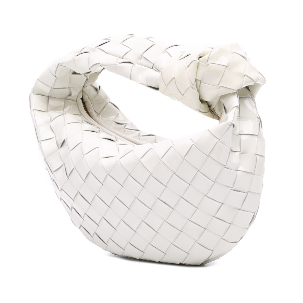 Bottega Veneta Mini Patent Intrecciato Jodie - 2