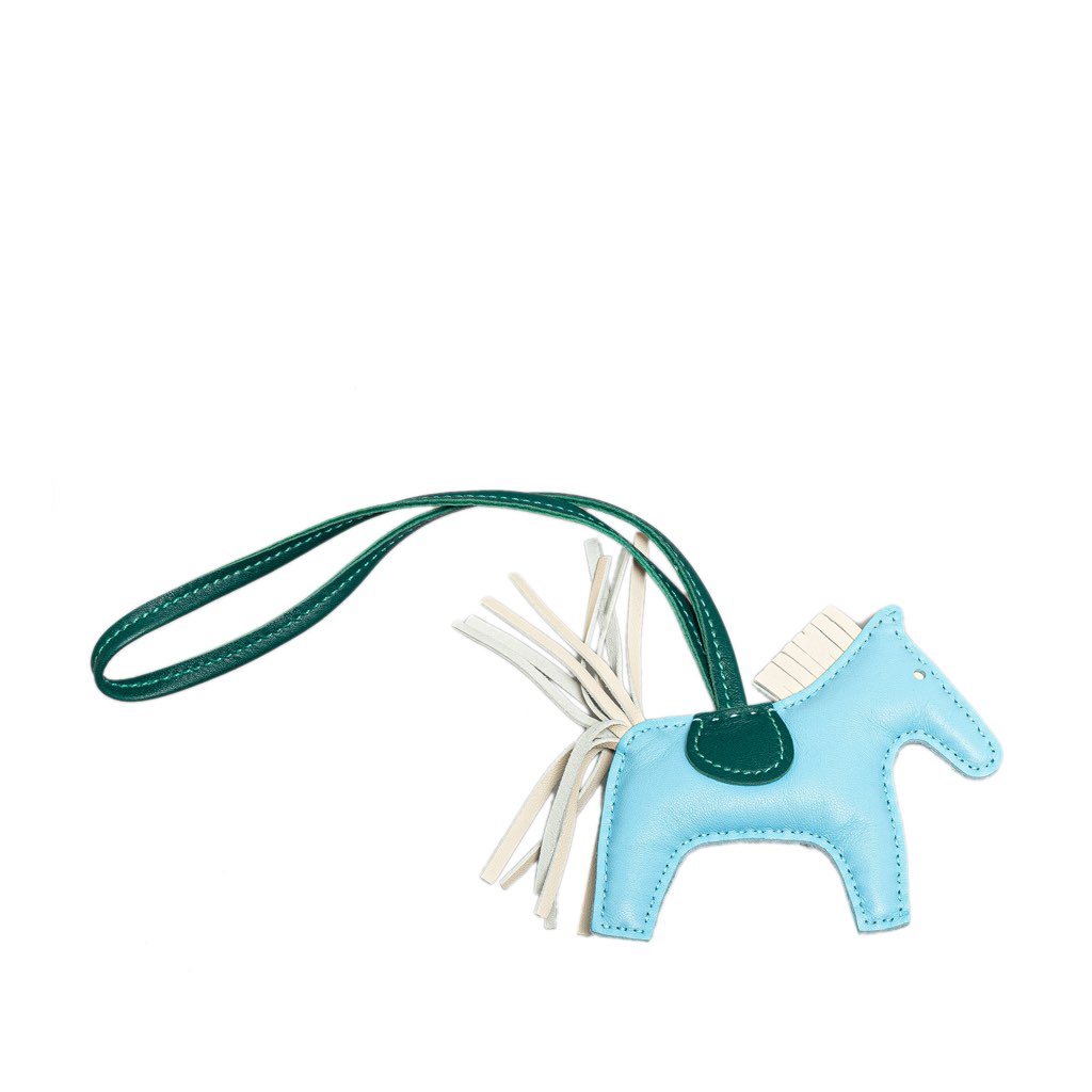 Hermès Milo Lambskin Grigri Rodeo Horse Bag Charm TPM - 2