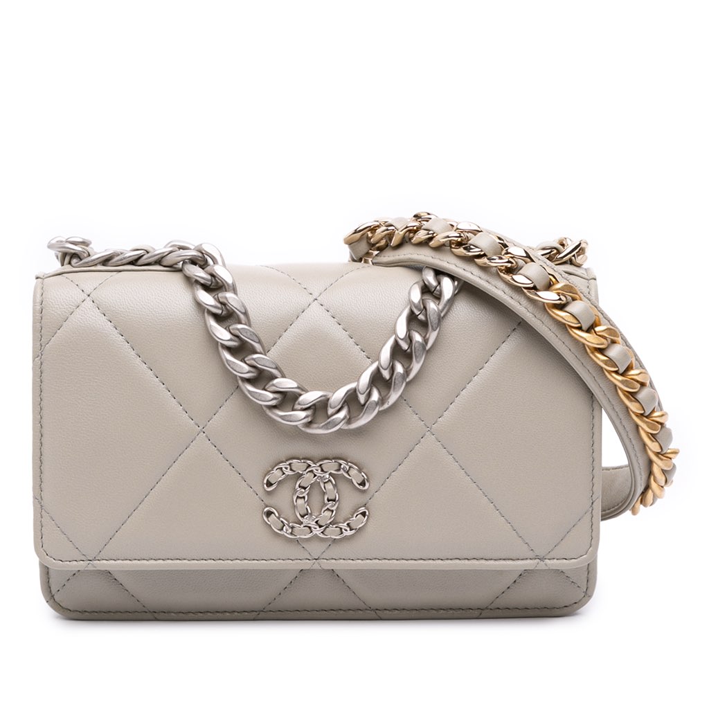 Chanel Quilted Lambskin 19 Wallet on Chain