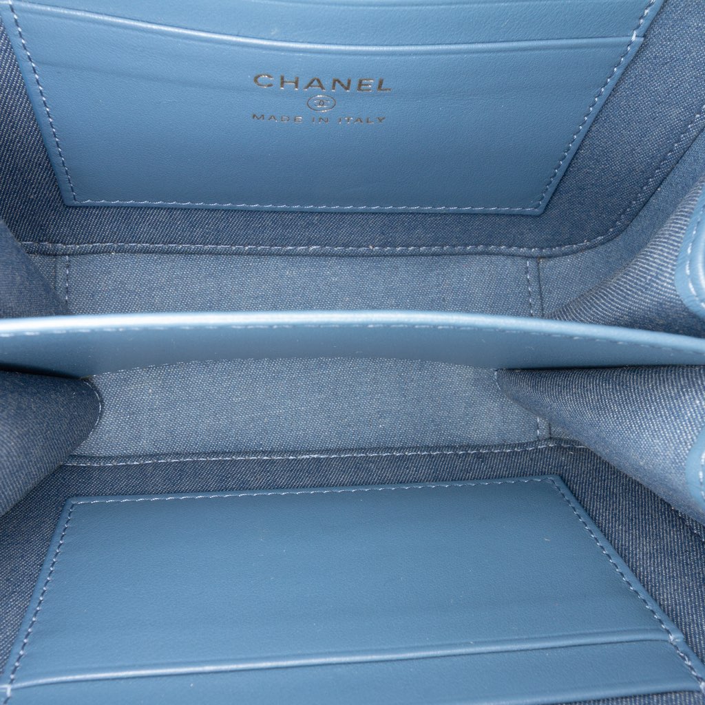 Chanel Quilted Denim Pearl Crush Camera Bag - 4