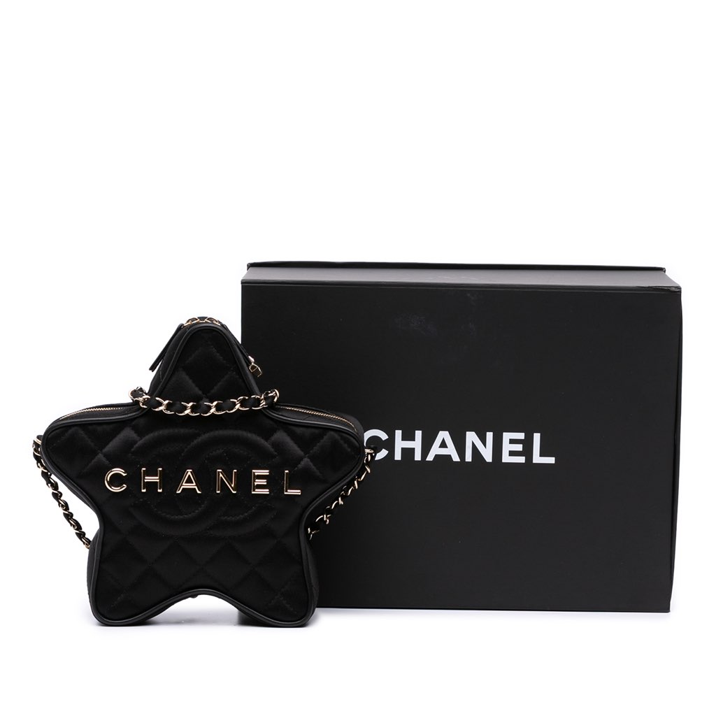 Chanel Quilted Satin Walk Of Fame Star Crossbody - Image 13