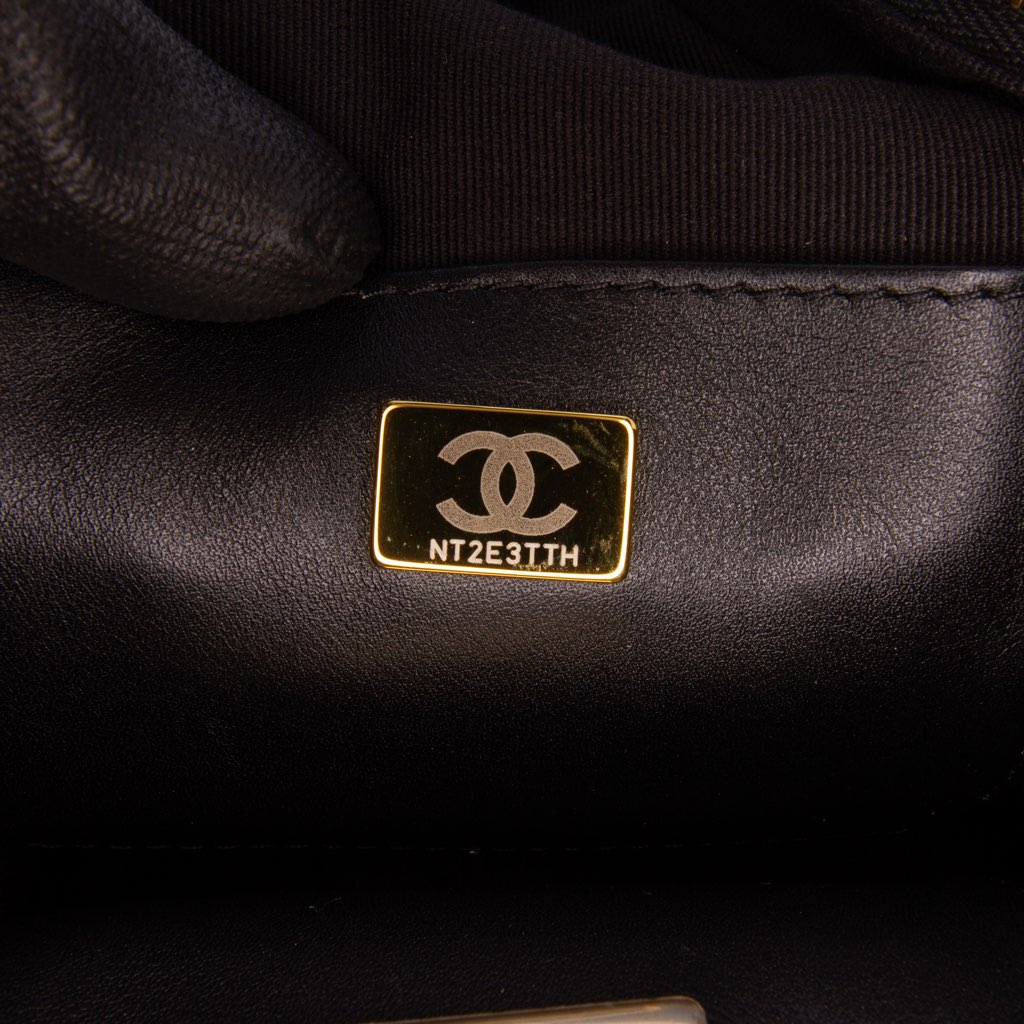 Chanel Quilted Satin Walk Of Fame Star Crossbody - Side view