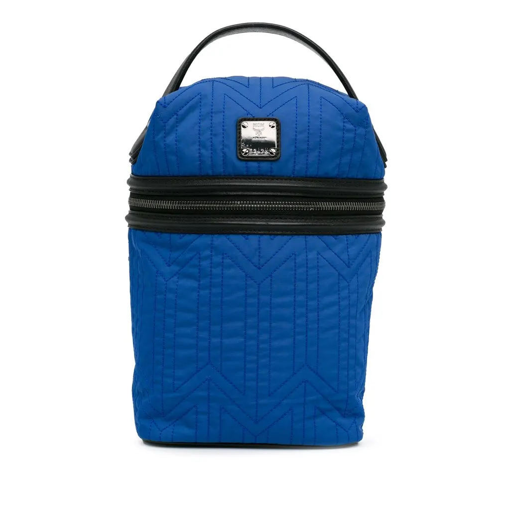 MCM x Christopher Raeburn Nylon Jet Pack Blue Good - Front View