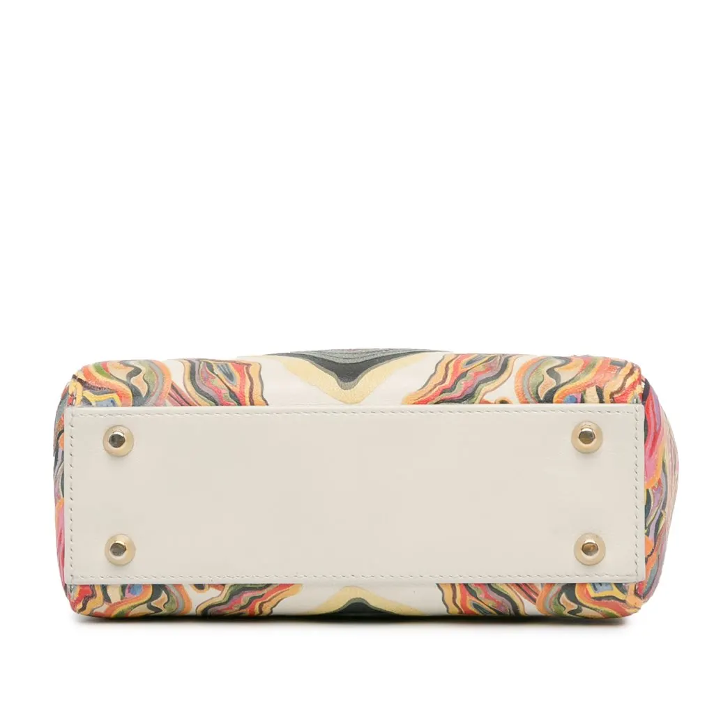 Dior Limited Edition Mini Calfskin Lady DiorAmour Lady Dior White Leather Very good - Model View
