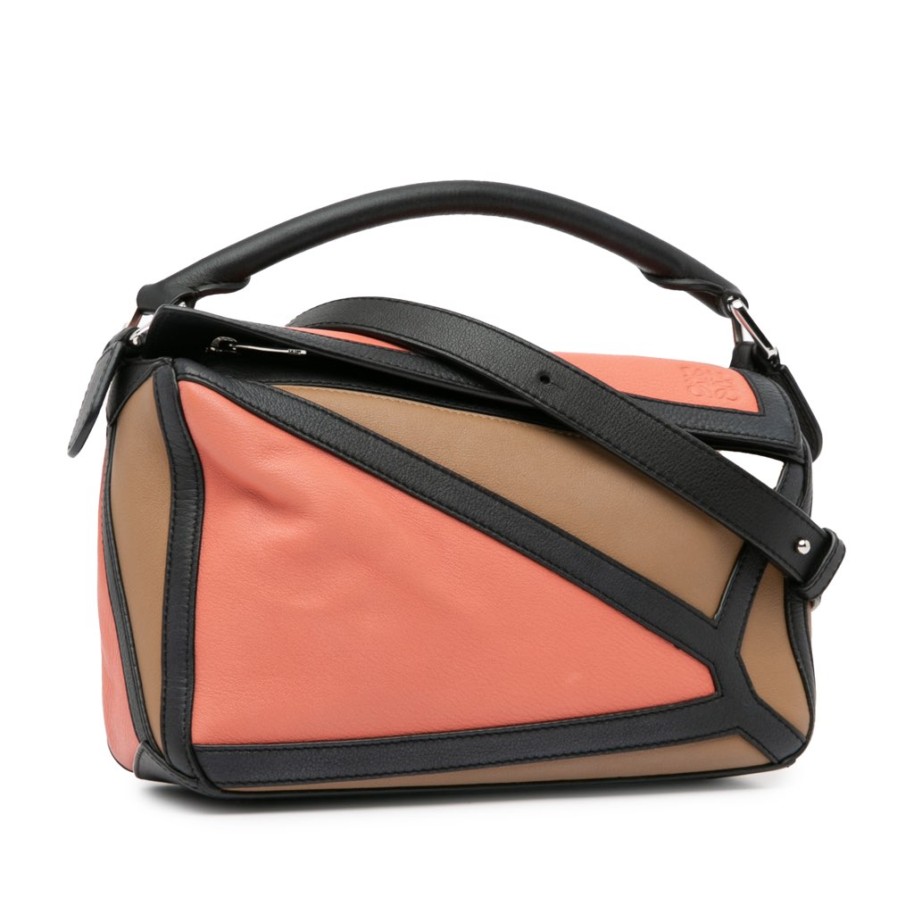 Loewe Small Calfskin Graphic Puzzle Satchel - 2
