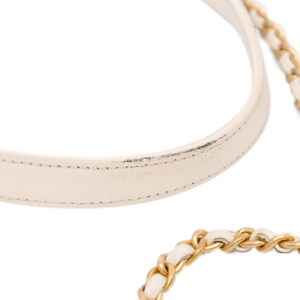 Chanel Small Quilted Lambskin Crown Box Bag - Image 10