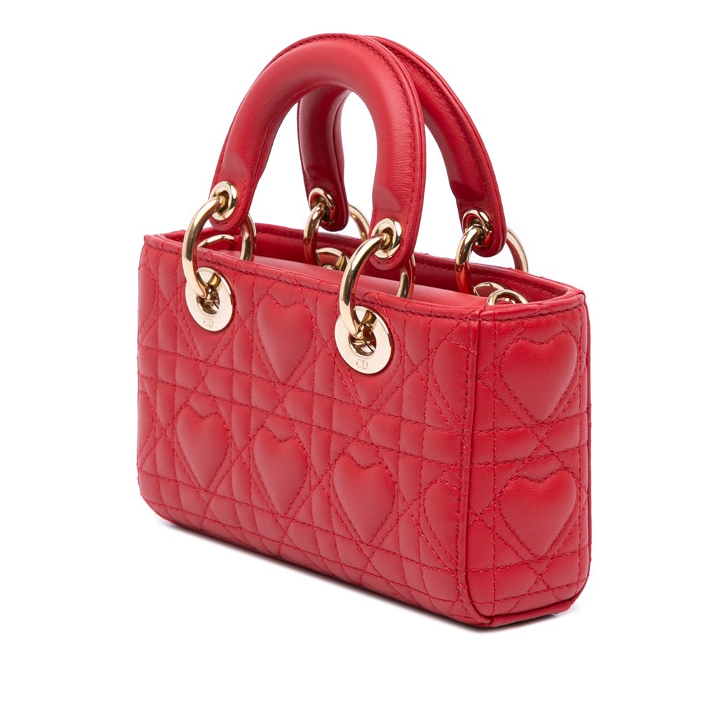 Dior Micro Lambskin Cannage Lady D Joy - 2