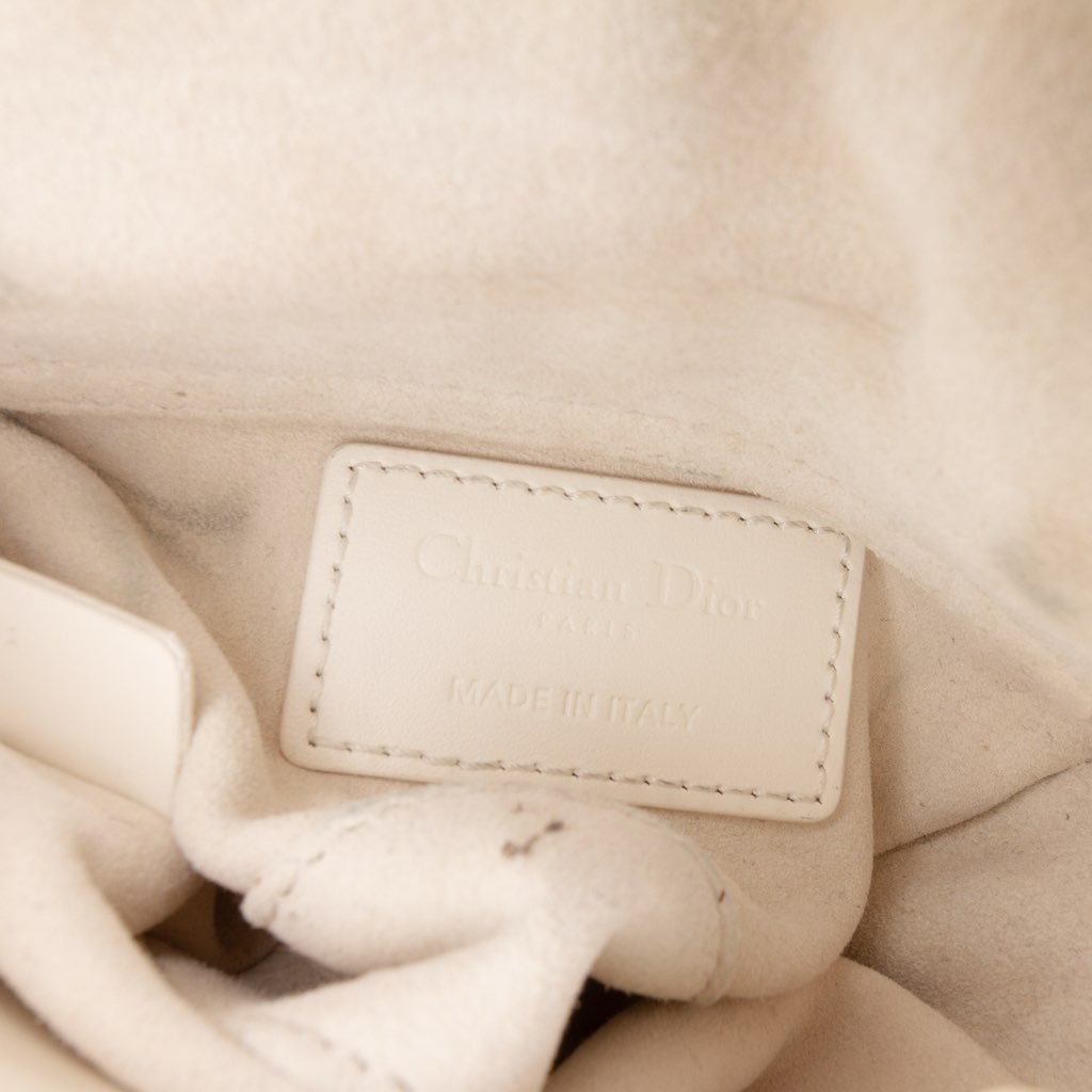 Dior Micro Ultra Matte Calfskin Cannage Diamond Motif Lady Dior - Side view