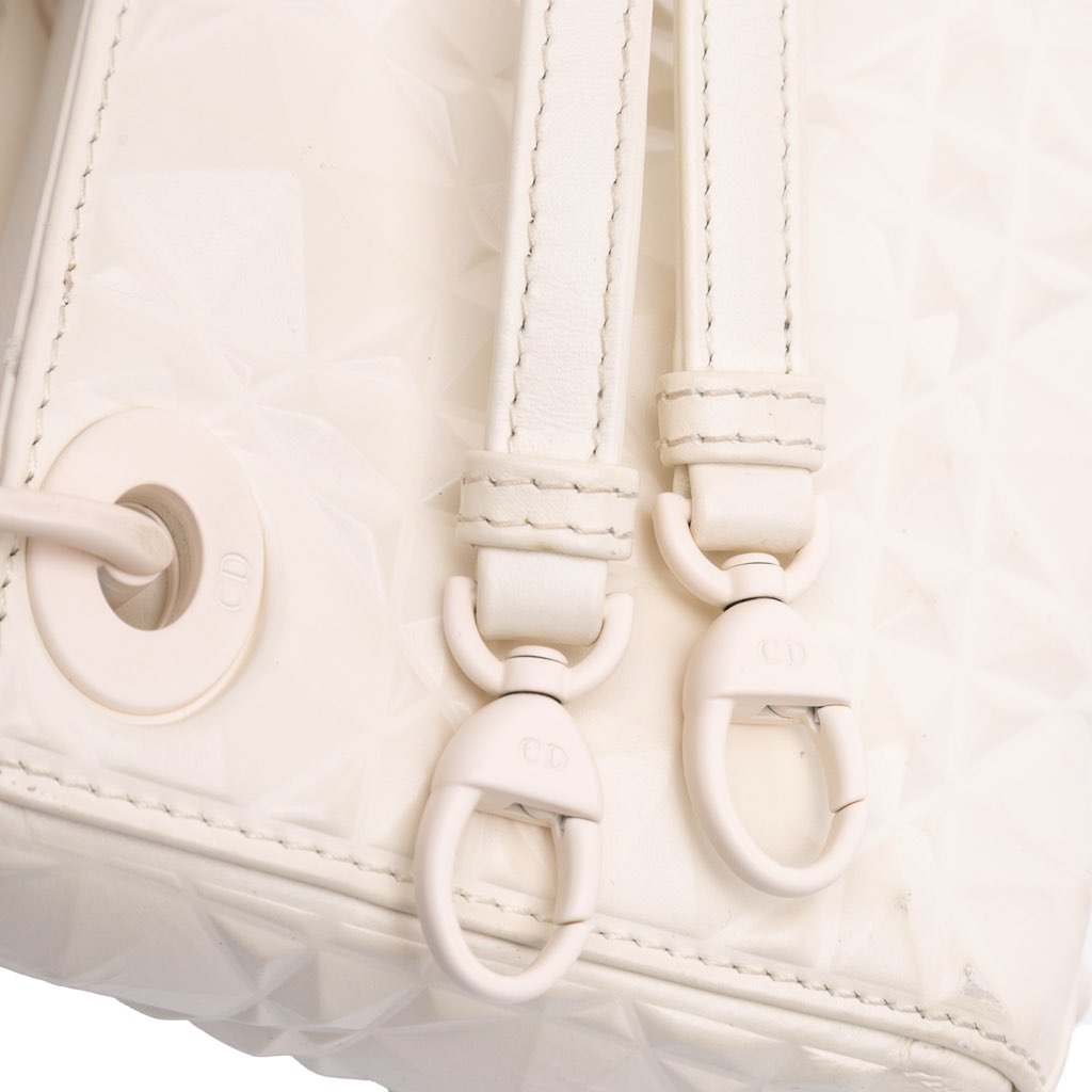 Dior Micro Ultra Matte Calfskin Cannage Diamond Motif Lady Dior - Image 12