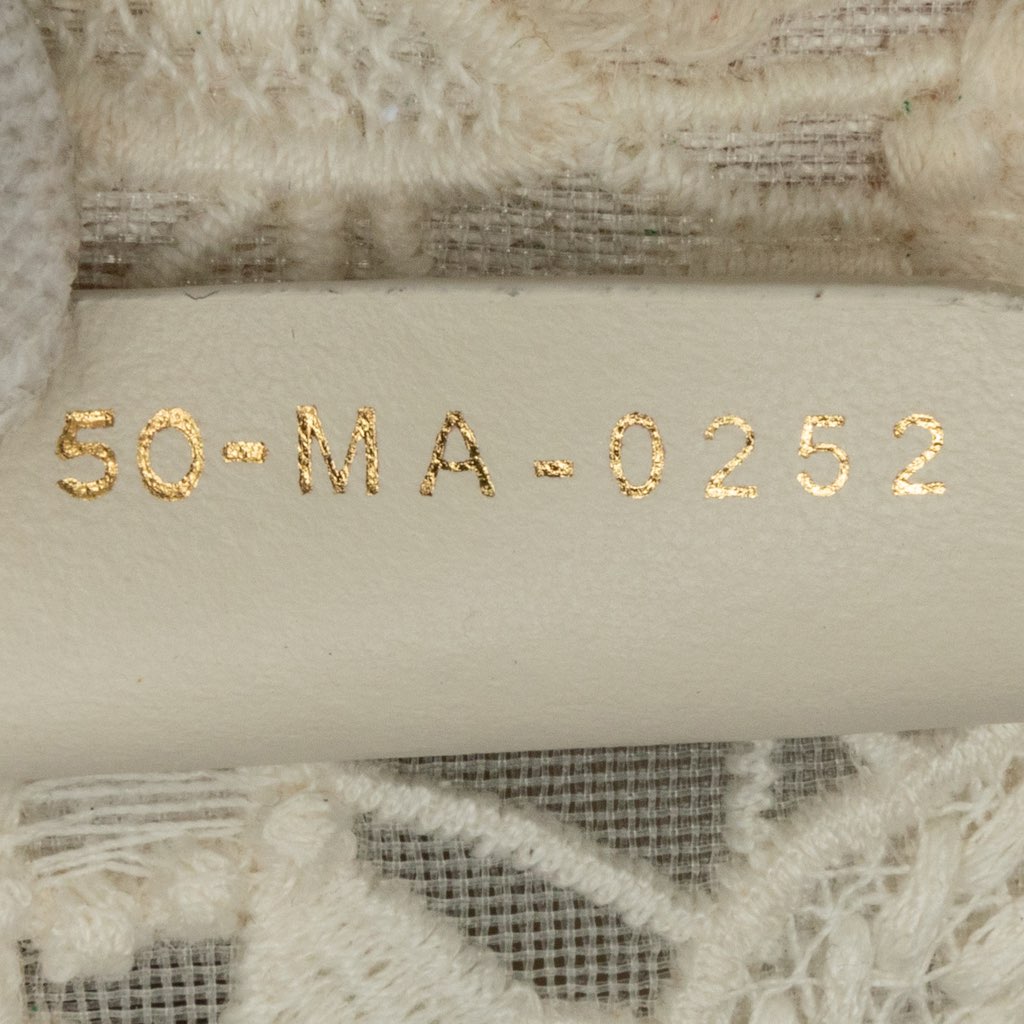 Dior Small D-Lace Embroidery Book Tote - Detail 2