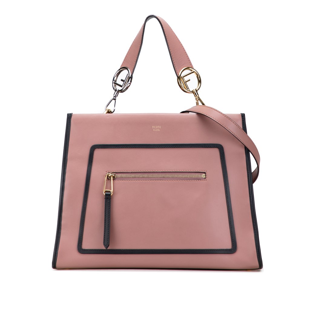 Fendi Medium Leather Runaway Satchel