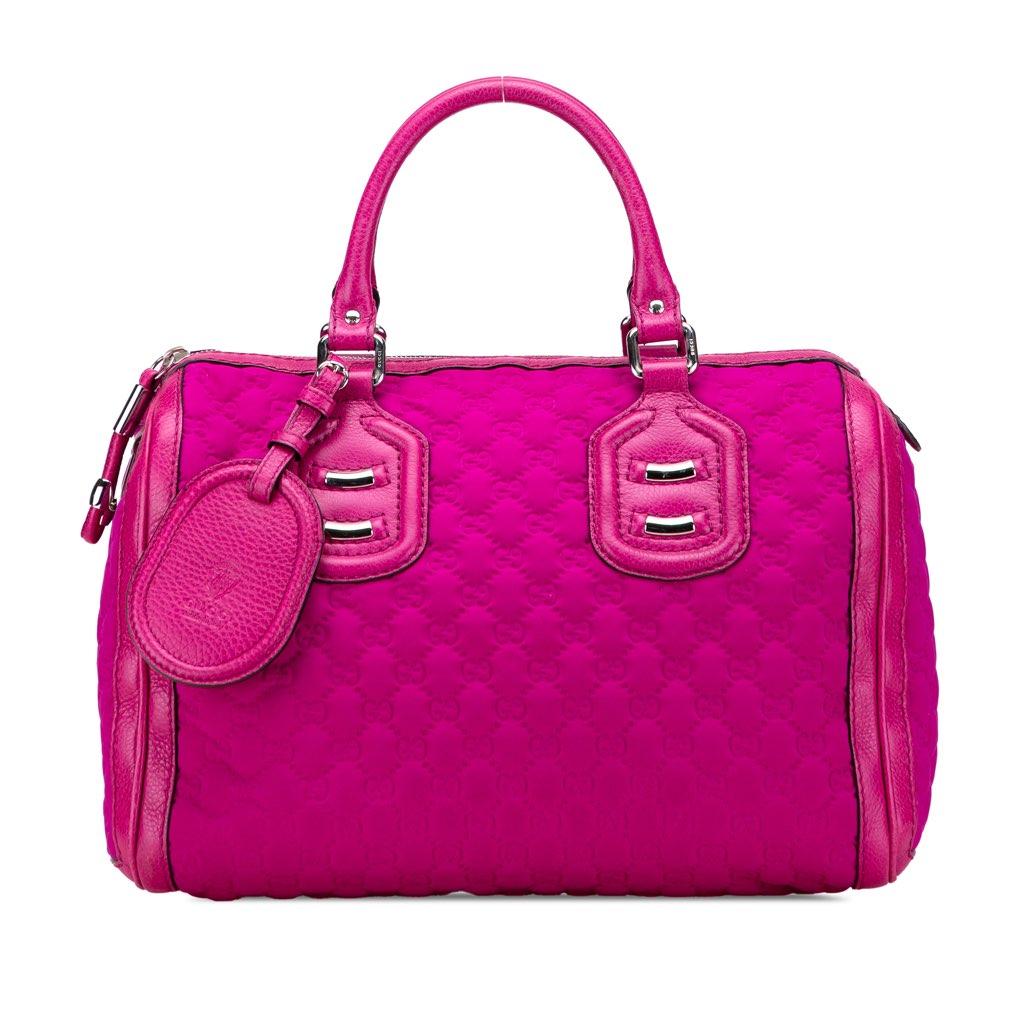 Gucci Medium Guccissima Neoprene Techno Tag Boston Bag