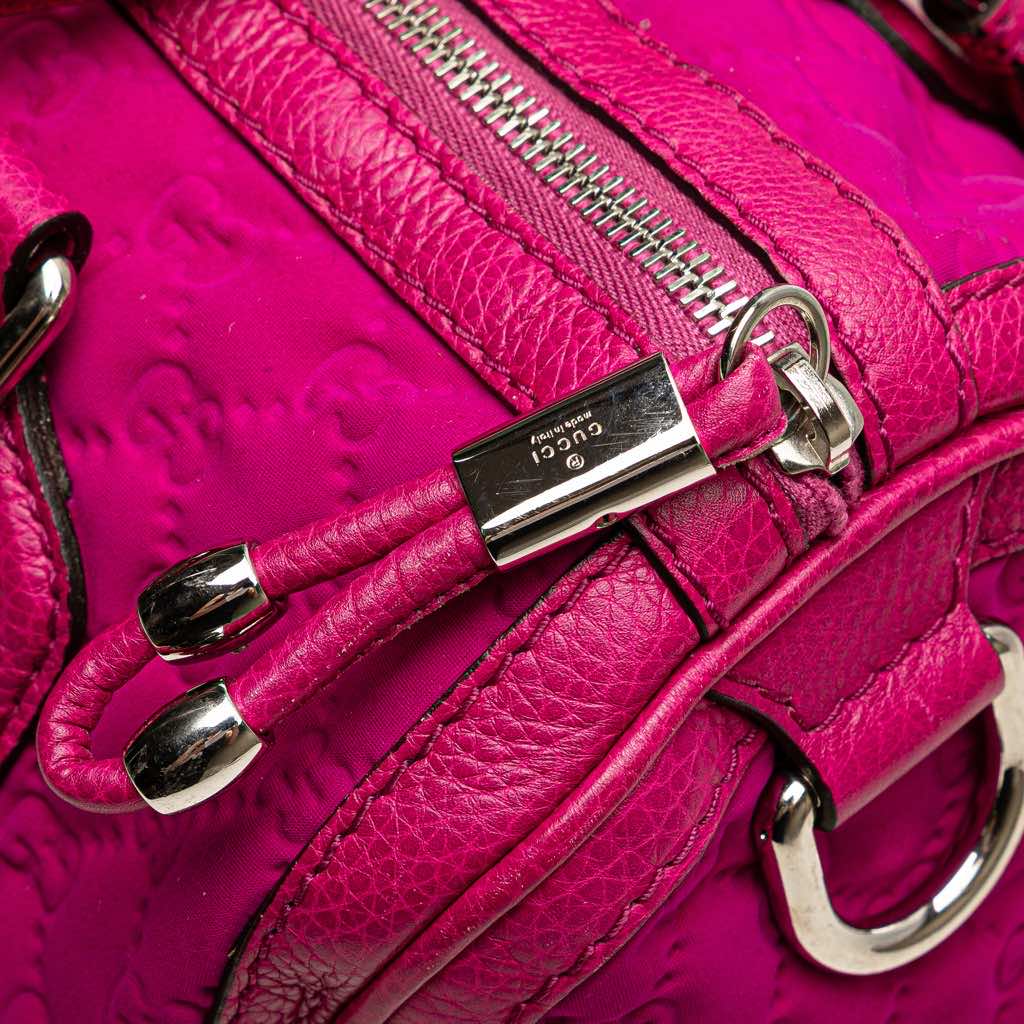 Gucci Medium Guccissima Neoprene Techno Tag Boston Bag - Image 10