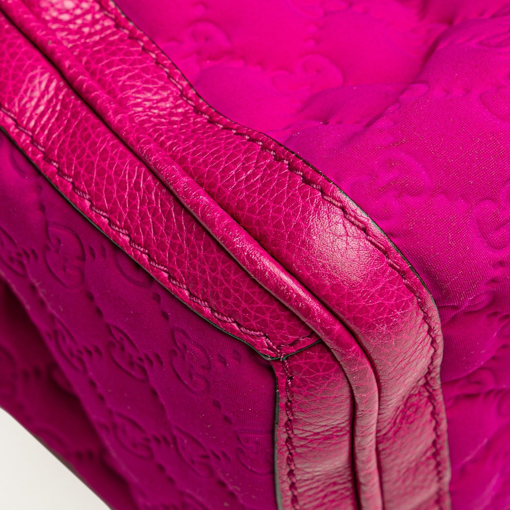 Gucci Medium Guccissima Neoprene Techno Tag Boston Bag - Image 12