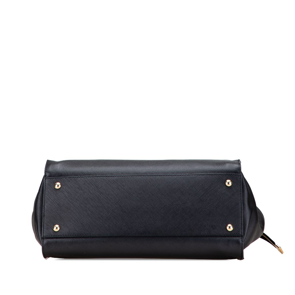 Salvatore Ferragamo Leather Gancini Satchel - 3