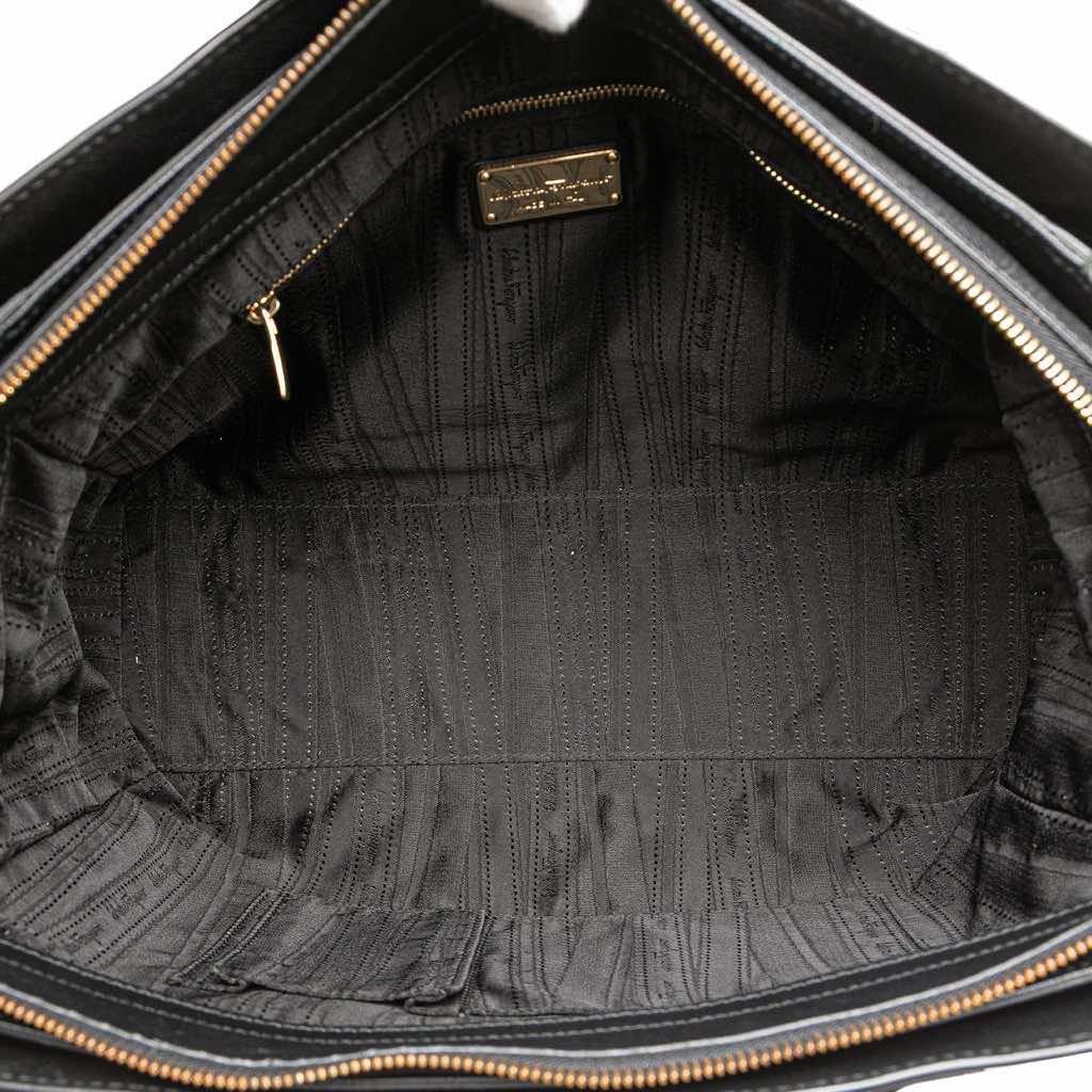 Salvatore Ferragamo Leather Gancini Satchel - 4