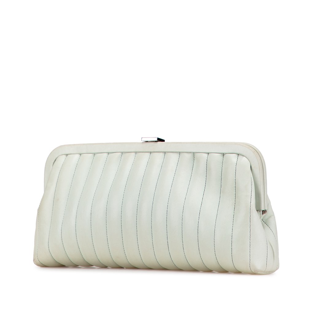 Chanel Quilted Lambskin Mademoiselle Ligne Clutch - 2