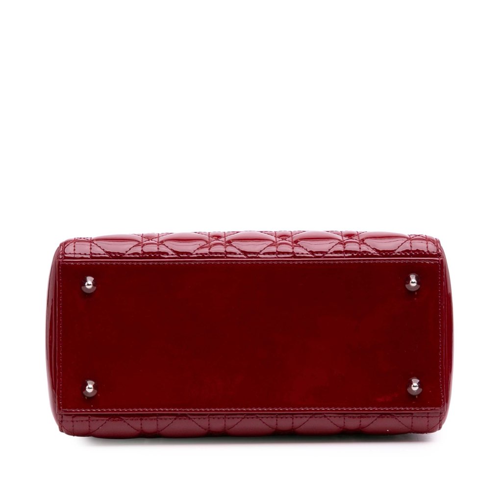 Dior Medium Patent Cannage Lady Dior - 3