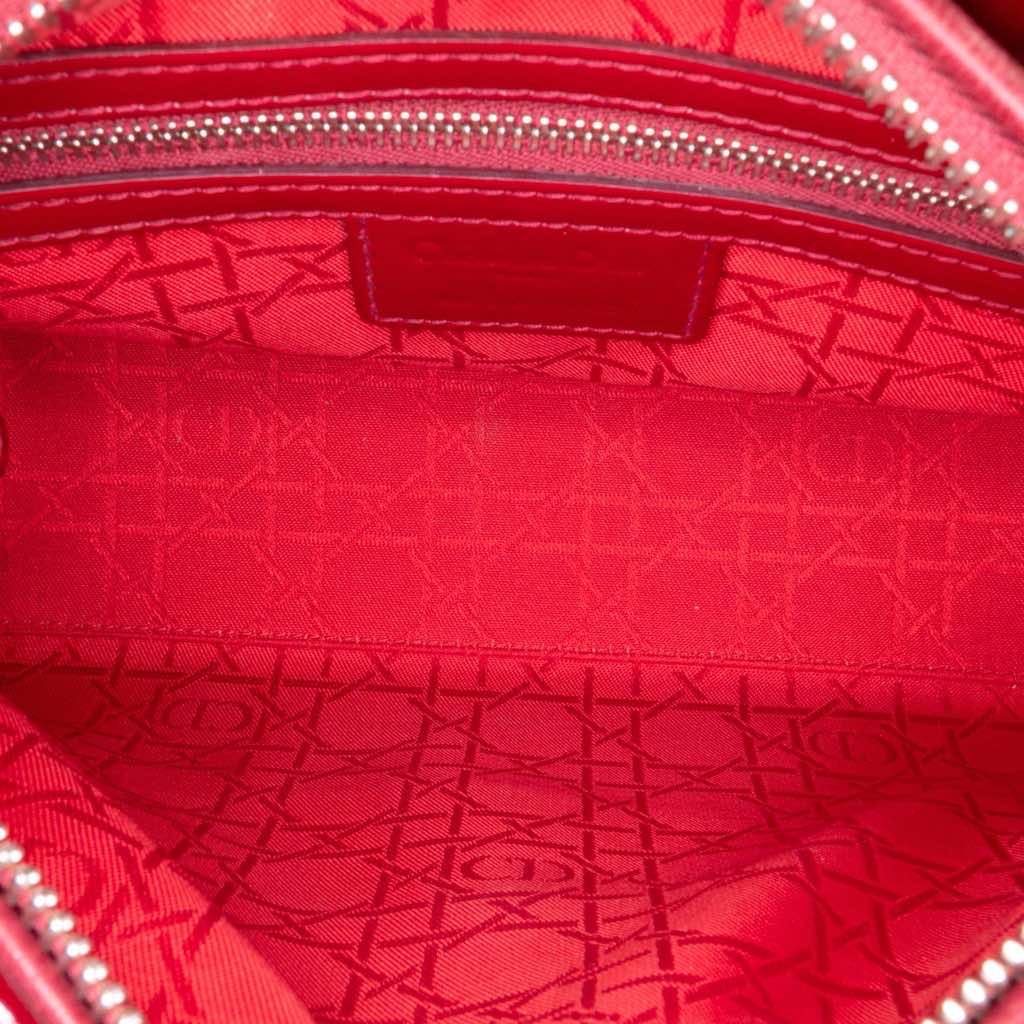 Dior Medium Patent Cannage Lady Dior - 4