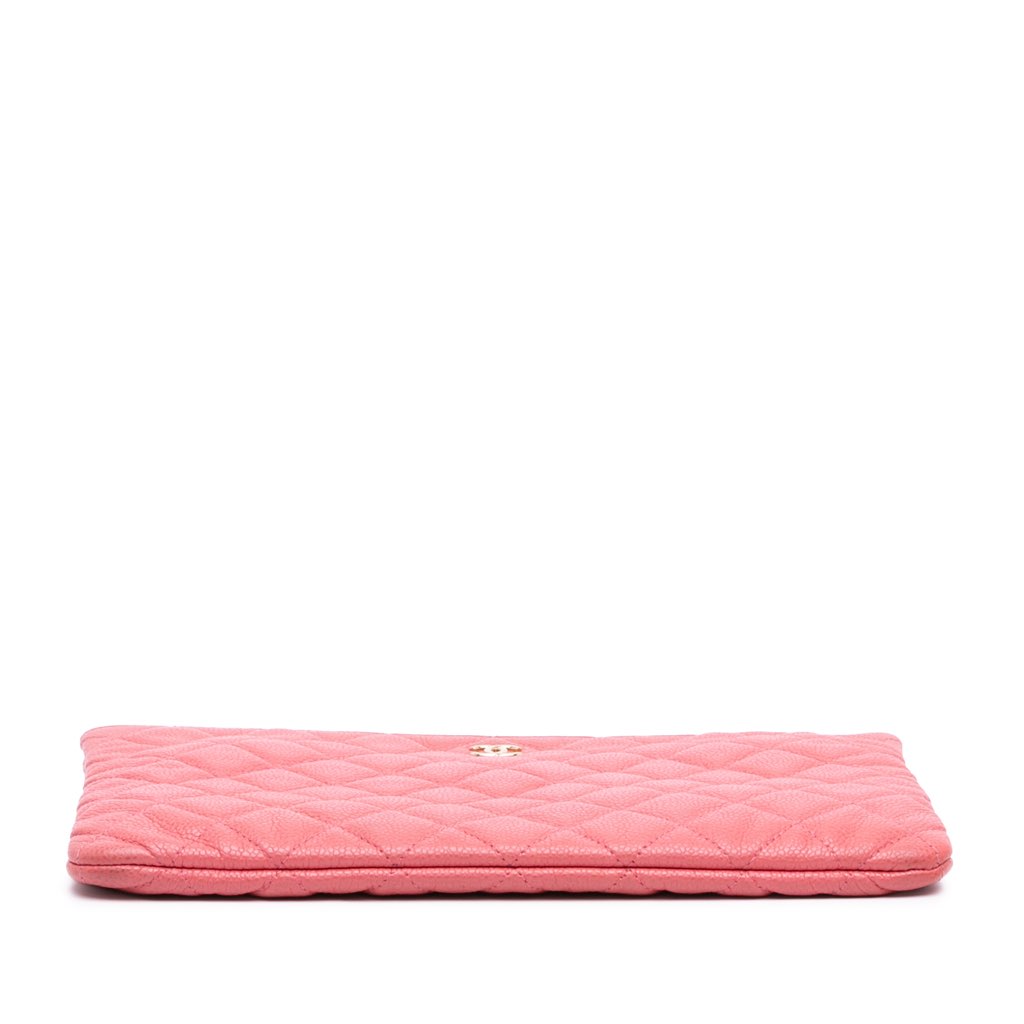Chanel Medium Quilted Caviar O Case Clutch - Image 6