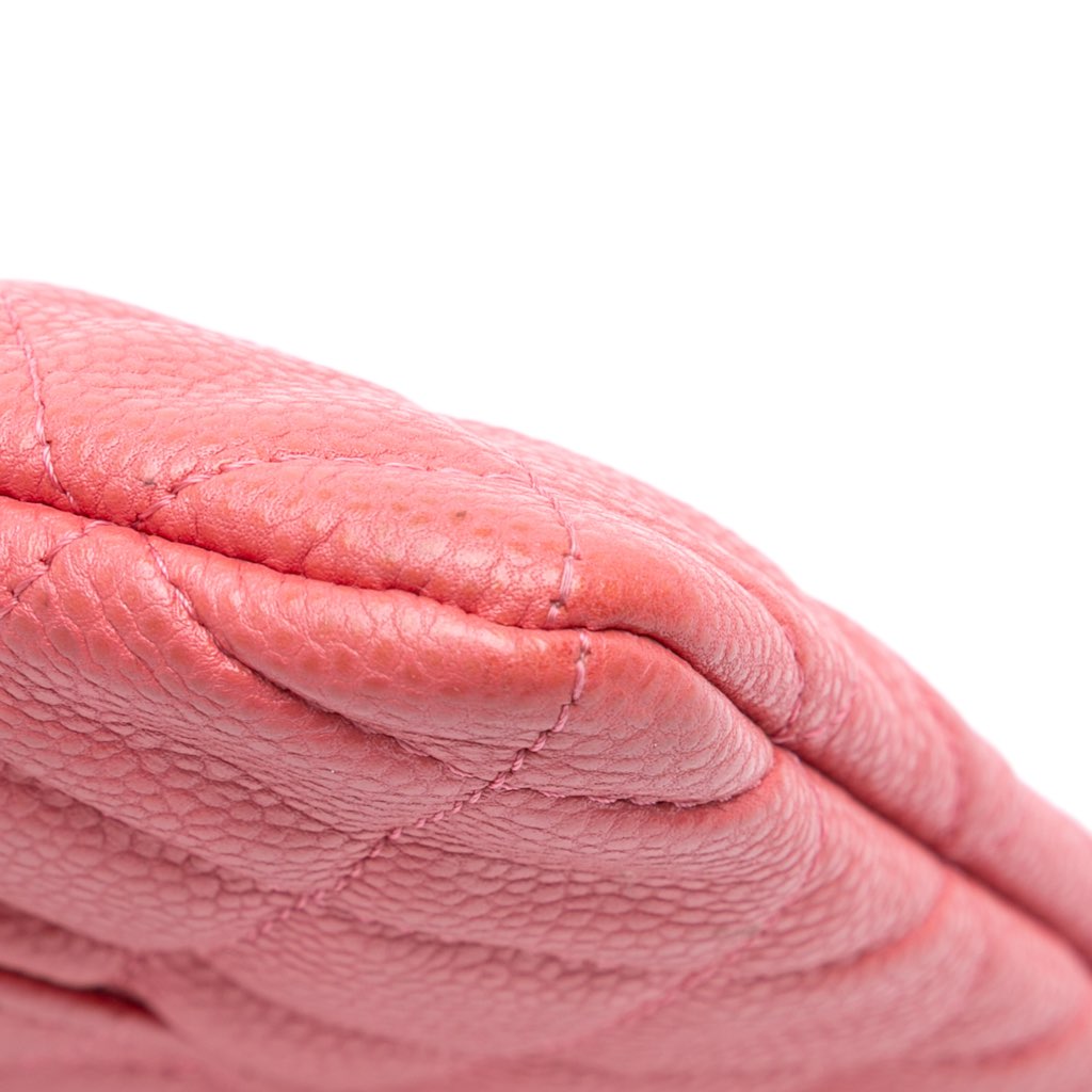 Chanel Medium Quilted Caviar O Case Clutch - Image 12