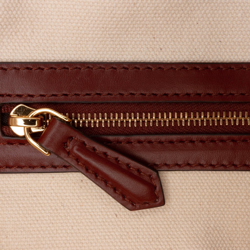 Fendi Zucca Embroidered Canvas Baguette Satchel - Detail 2