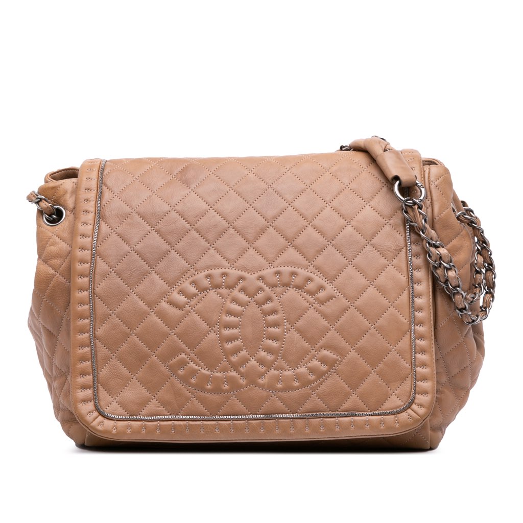 Chanel Large Quilted Calfskin Istanbul Accordion Flap