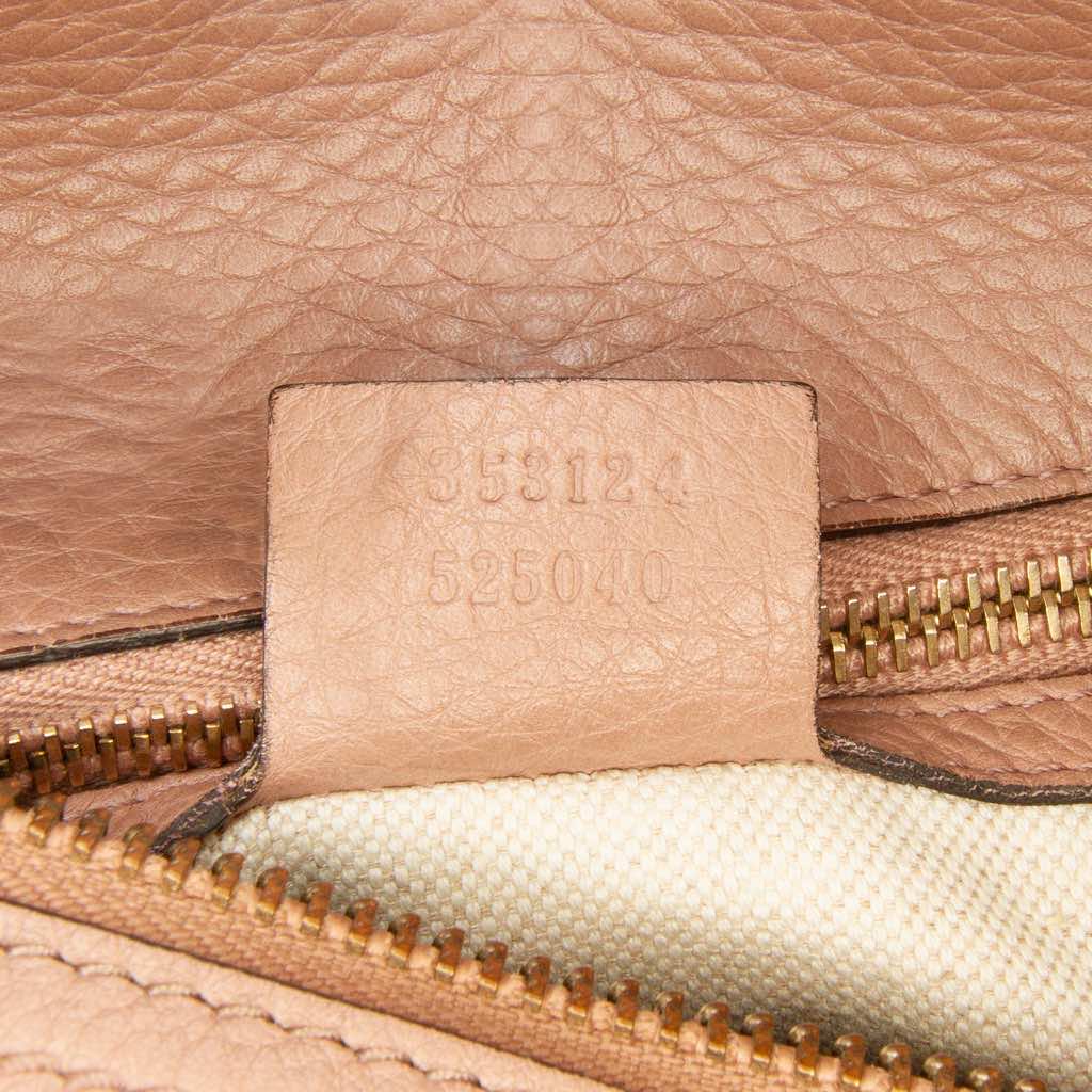 Gucci Calfskin Bamboo Shopper Boston Bag - 5