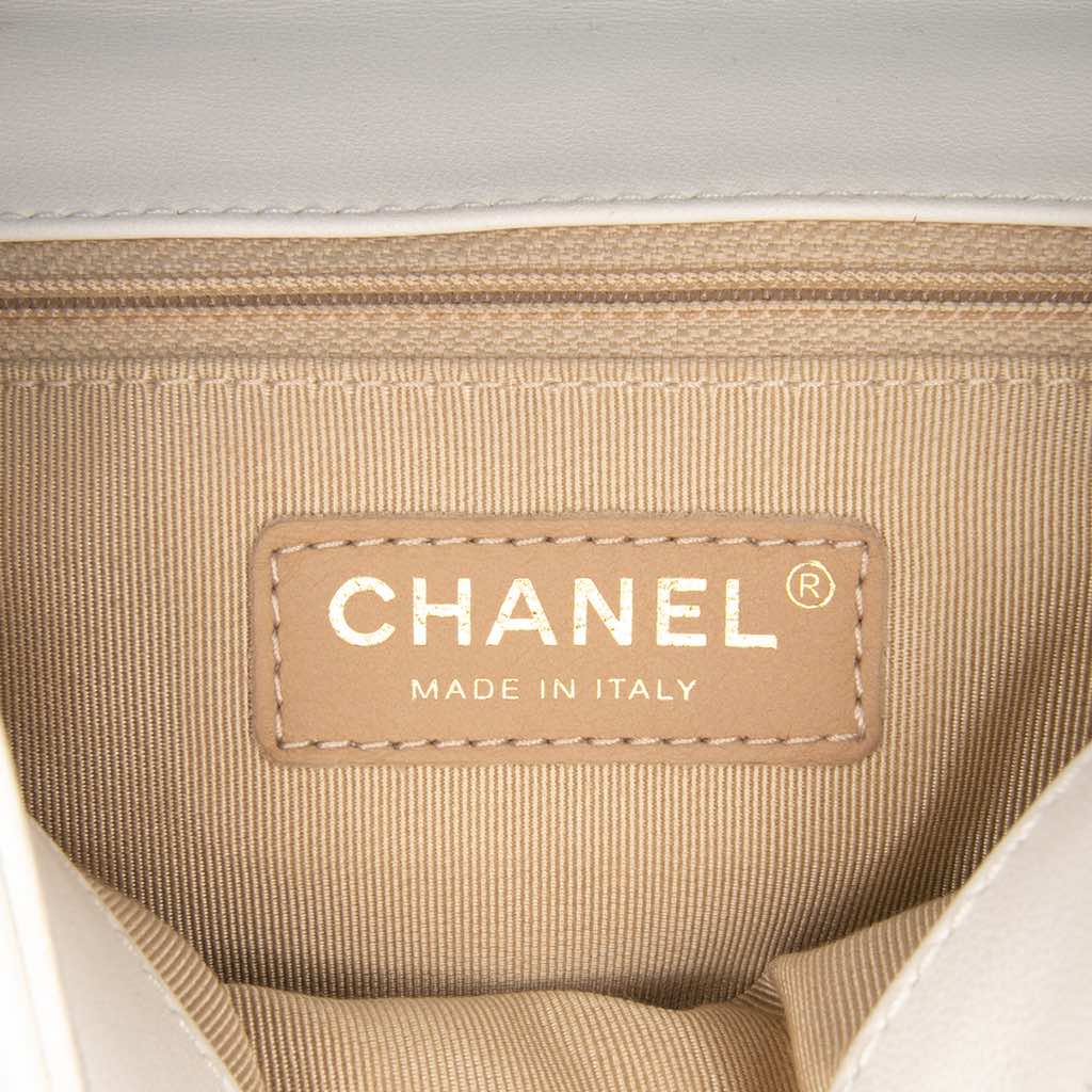 Chanel Quilted Lambskin Studded Beauty Begins Flap - 5