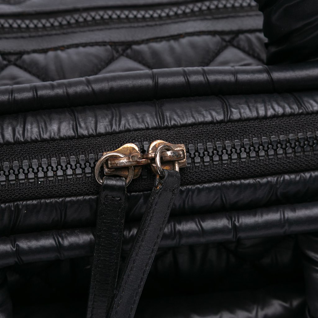 Chanel Quilted Nylon Coco Cocoon Bowler Bag - Detail 2