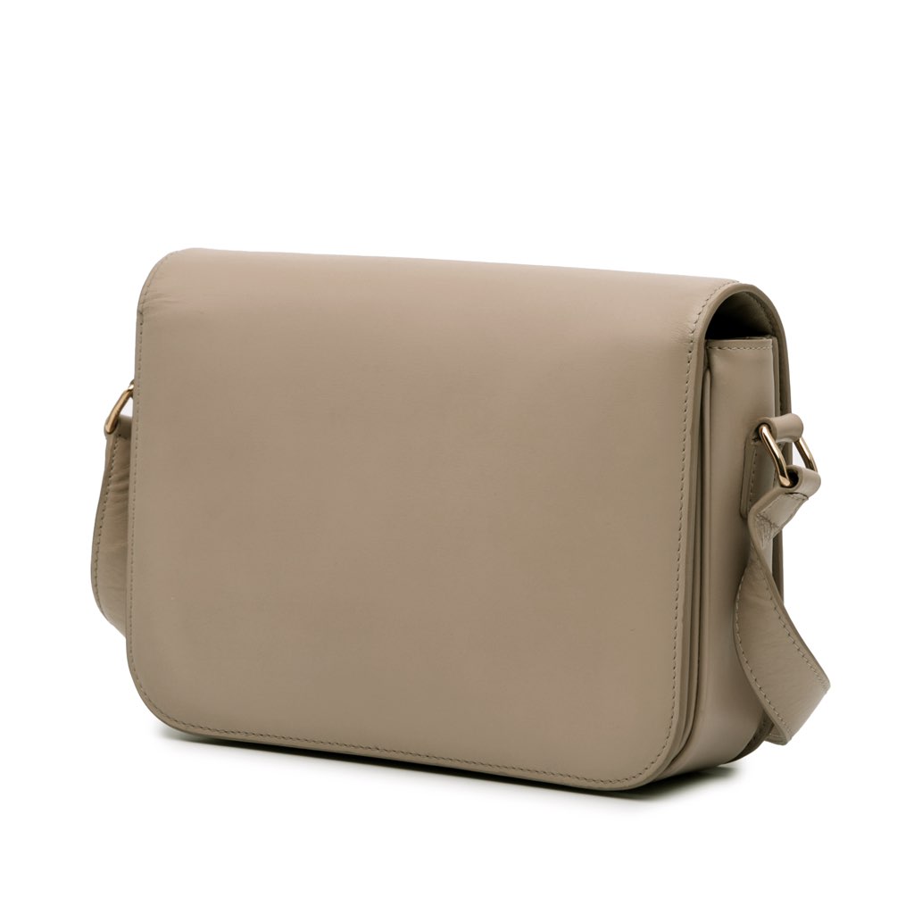 Celine Classique Shiny Calfskin Triomphe Crossbody - 2