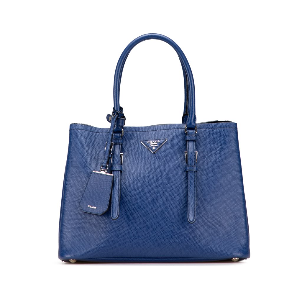 Prada Medium Saffiano Cuir Double Satchel