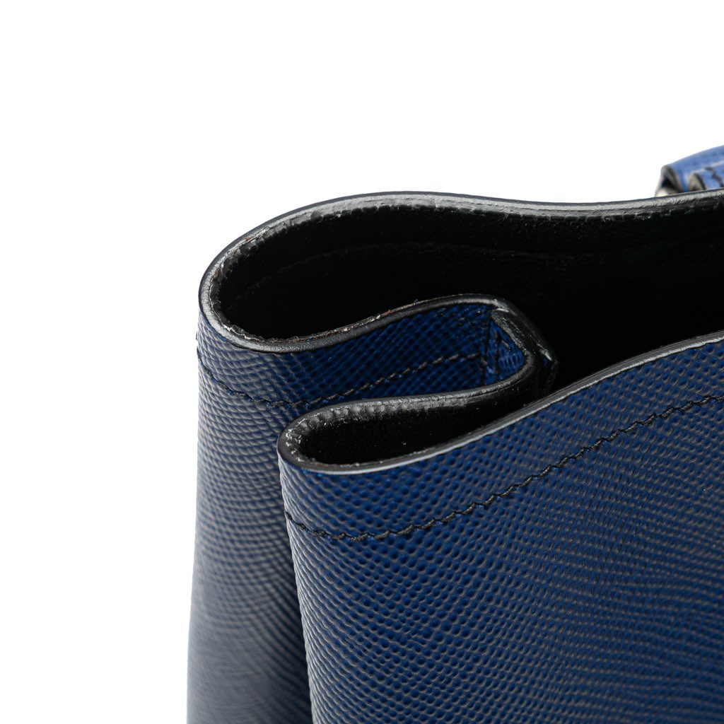 Prada Medium Saffiano Cuir Double Satchel - Detail 2