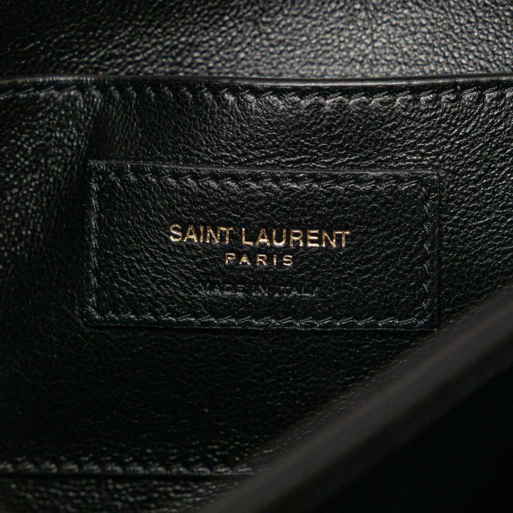 Saint Laurent Medium Tweed Solferino Crossbody - Side view