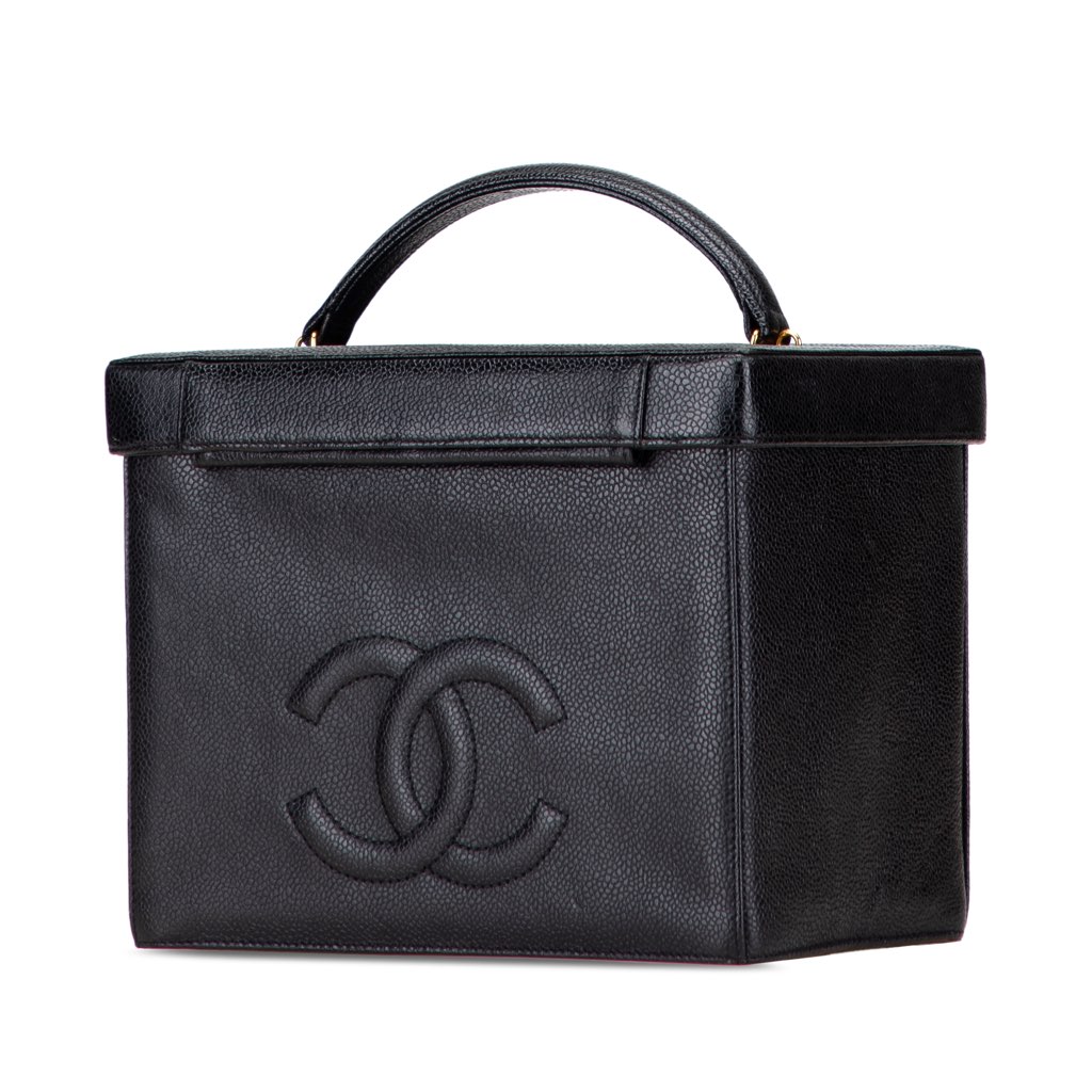 Chanel Caviar CC Turnlock Vanity Bag - 2