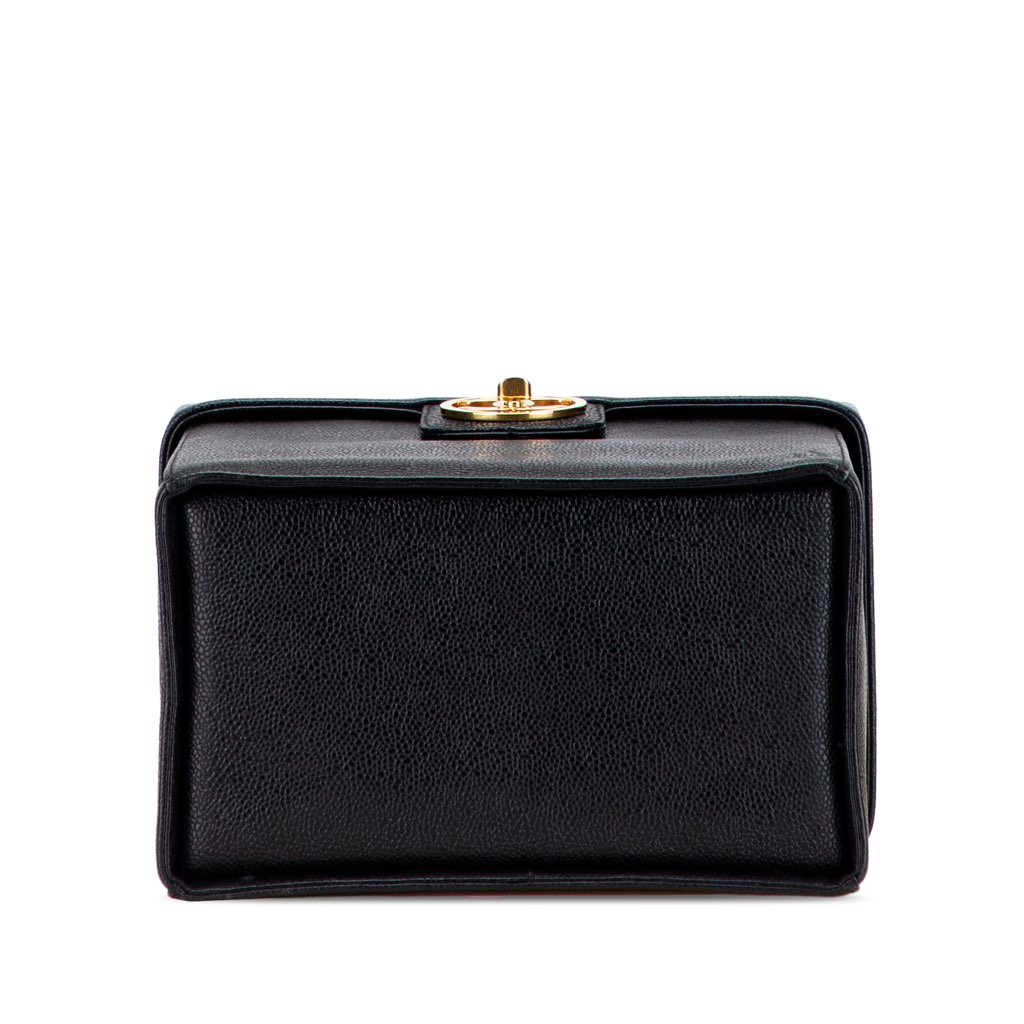 Chanel Caviar CC Turnlock Vanity Bag - 3