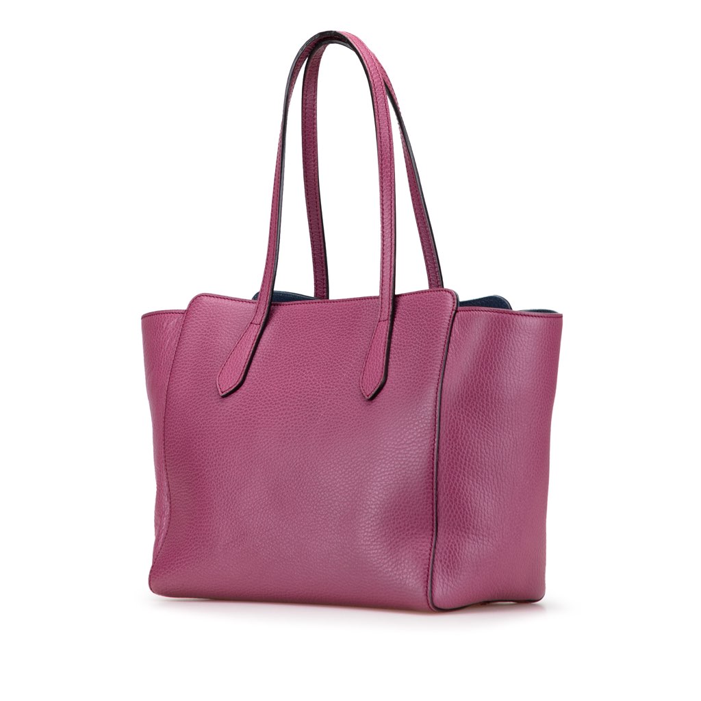 Gucci Medium Leather Swing Tote - 2