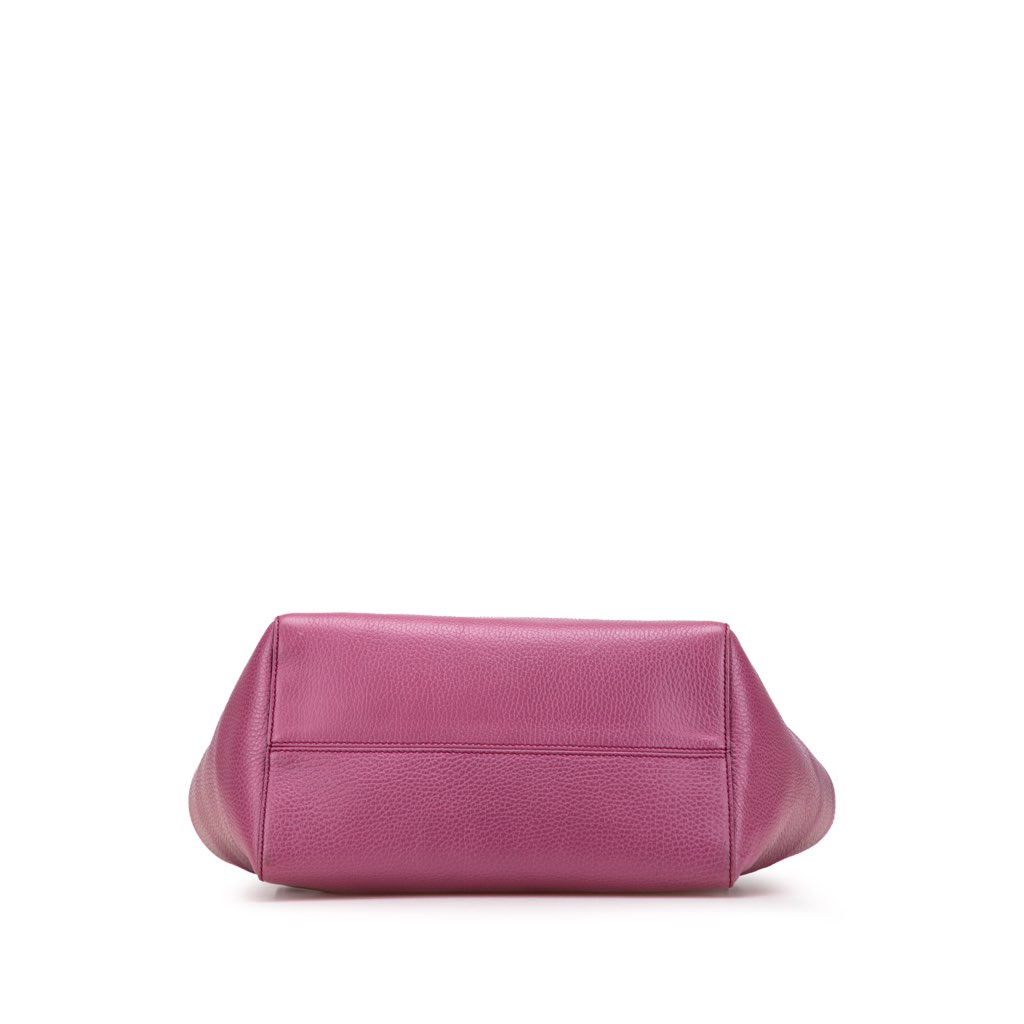 Gucci Medium Leather Swing Tote - 3