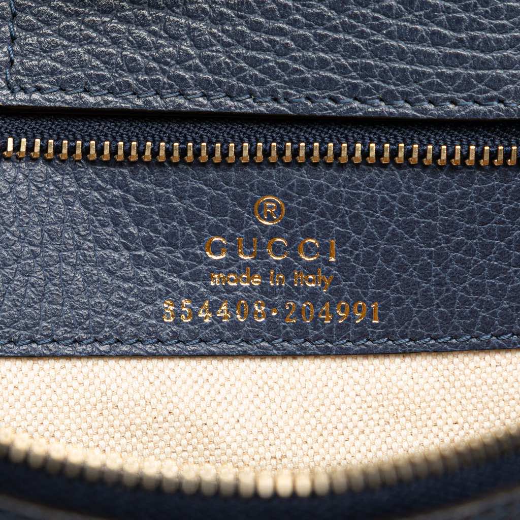 Gucci Medium Leather Swing Tote - 5