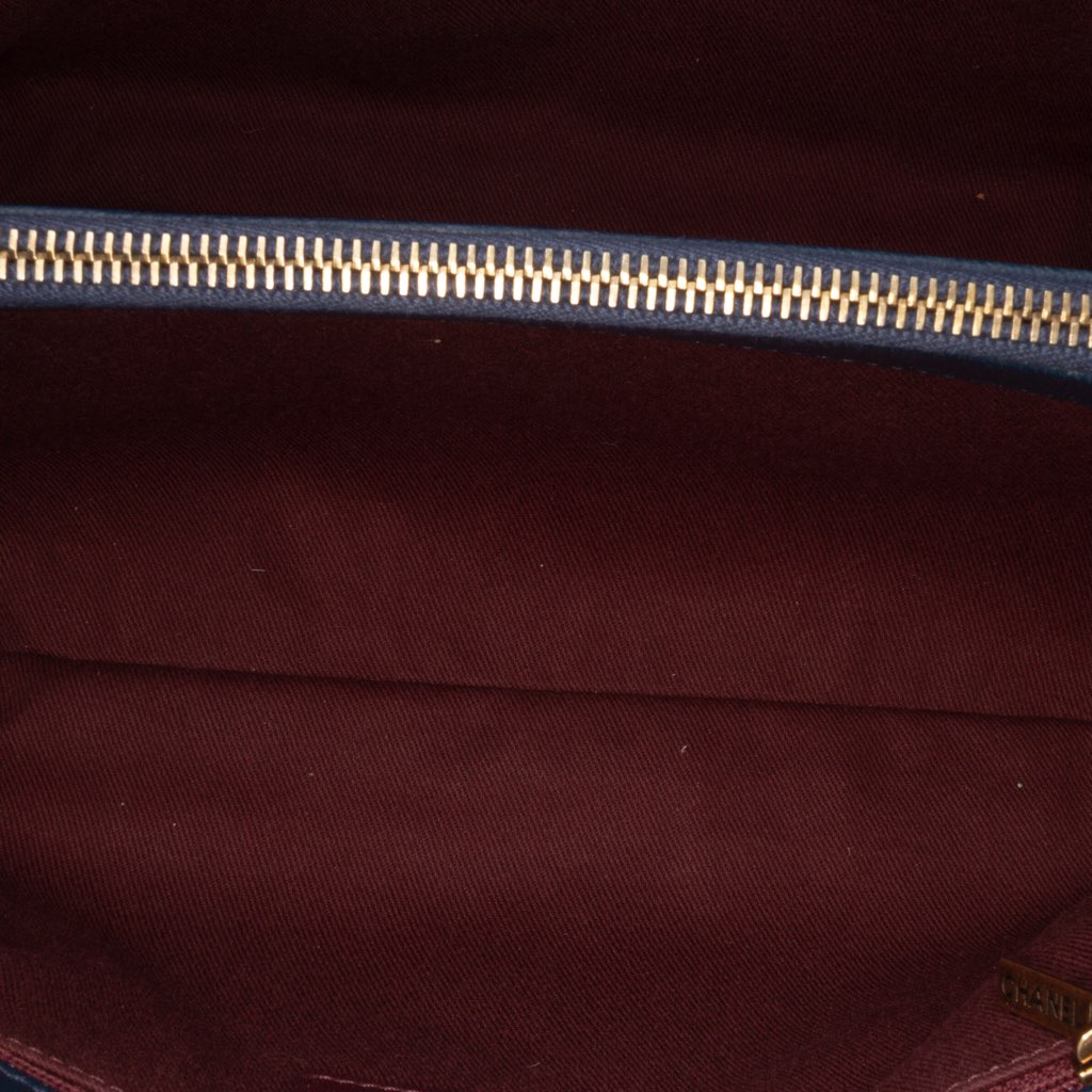 Chanel Paris Salzburg Patent and Goatskin CC Eyelet Tote - 4