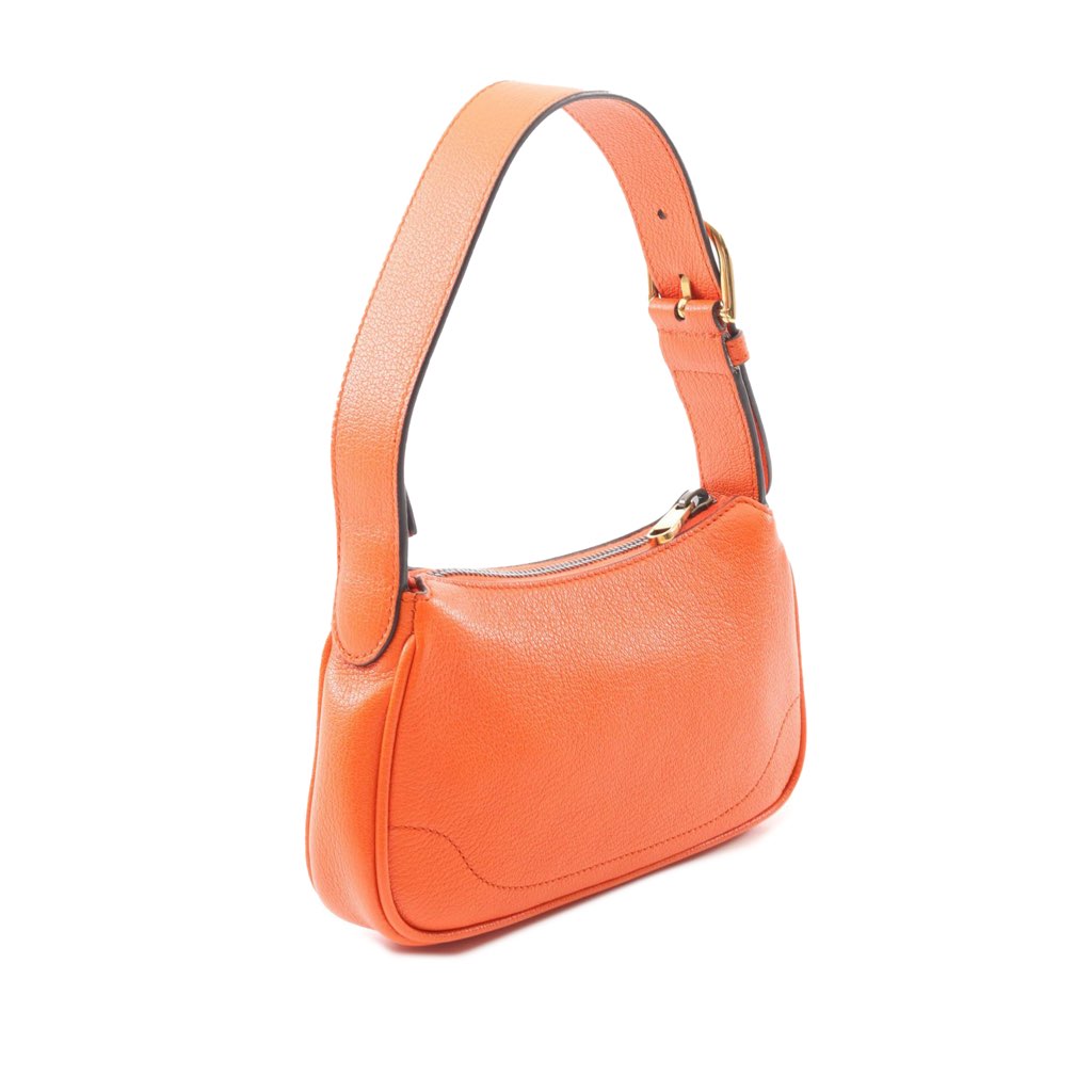 Gucci Mini Leather Aphrodite Shoulder Bag - Back view