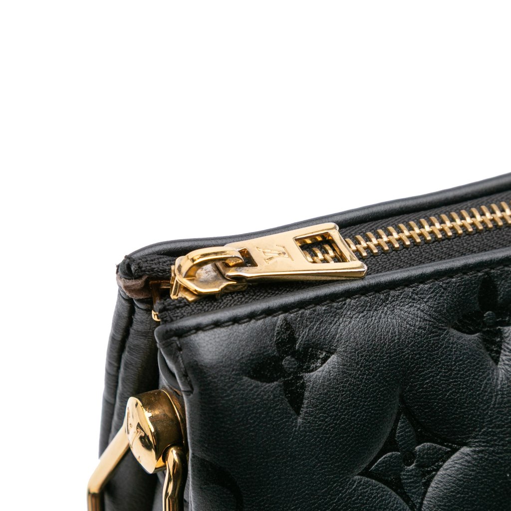 Louis Vuitton Monogram Embossed Puffy Lambskin Coussin PM - Detail 1