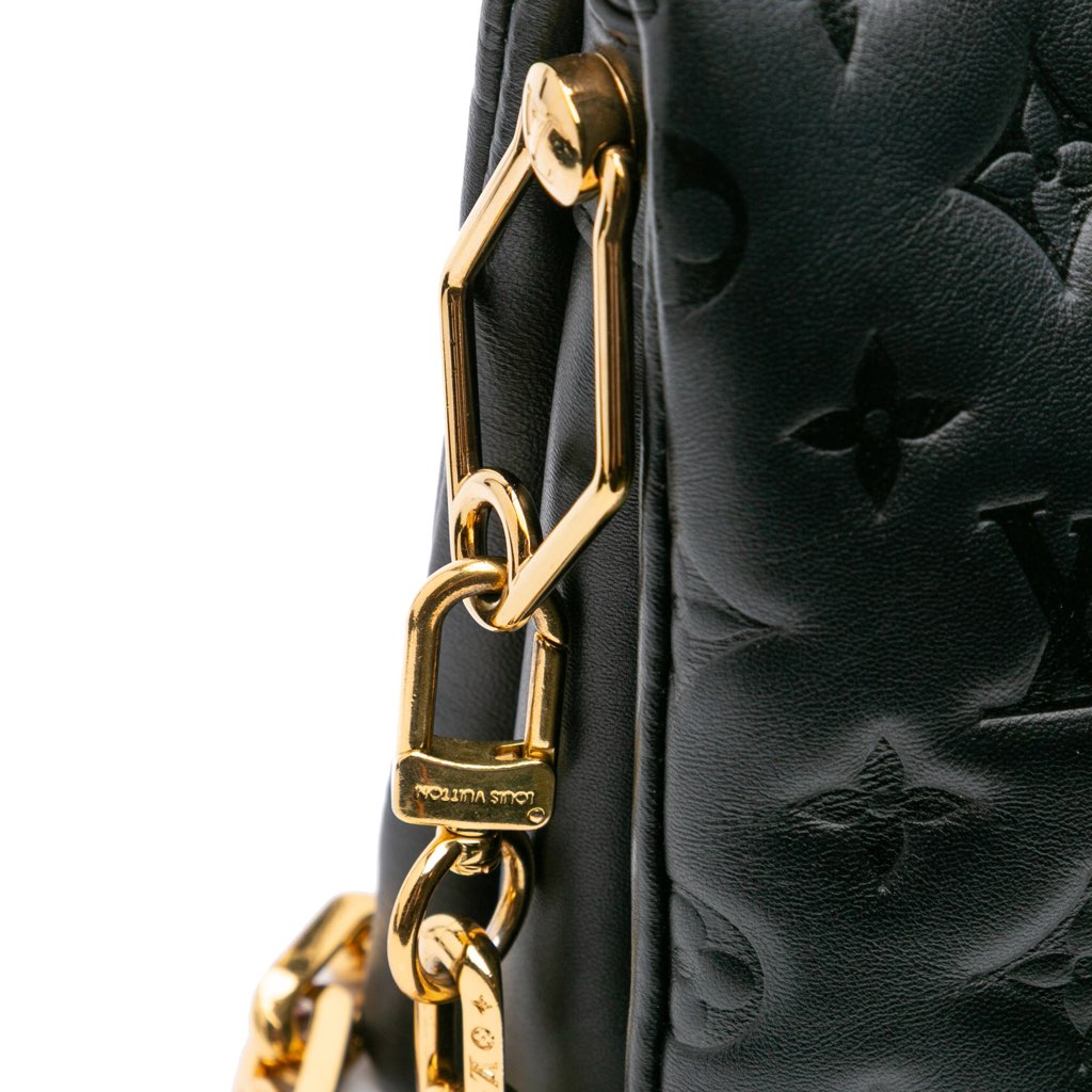 Louis Vuitton Monogram Embossed Puffy Lambskin Coussin PM - Detail 2